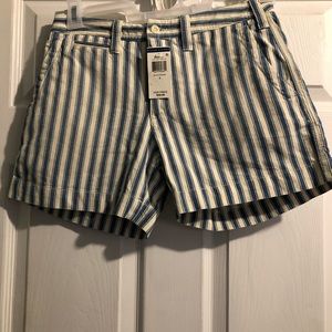- Polo Ralph Lauren size 2 blue/cream stripe NWT.